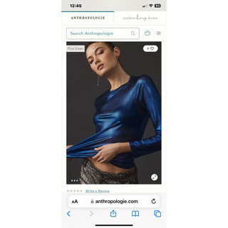 Aó lưới nhũ anthropologie dư