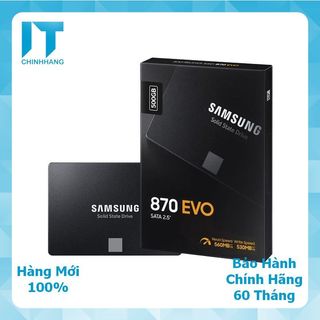 Ổ Cứng SSD Samsung 870EVO SATA 3 - SSD Samsung 250GB / 500GB / 1TB | 2.5" | Read up to 550MB/s - Hàng Chính Hãng