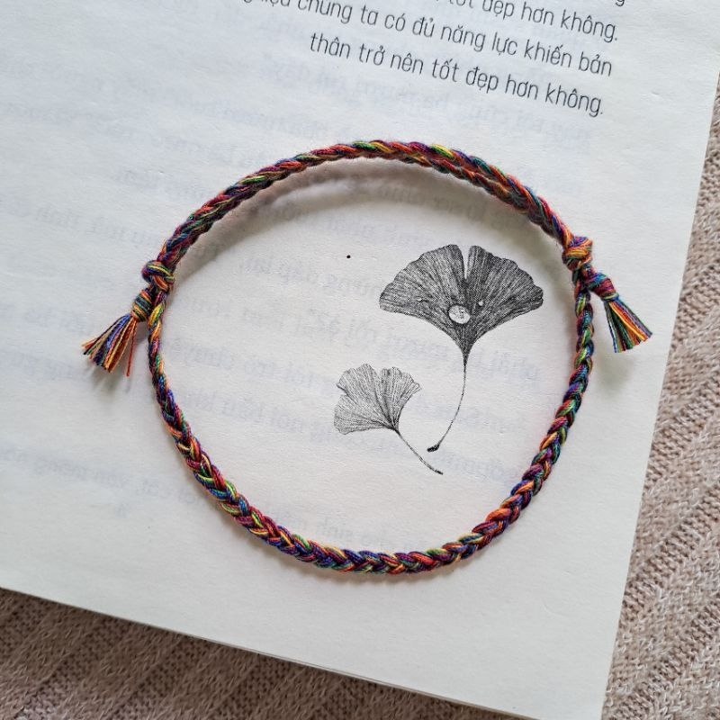 Vòng bính chỉ cotton phối 6 màu