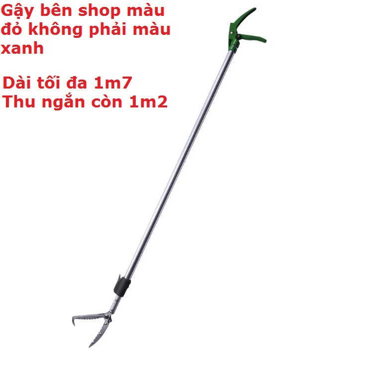 Gậy bắt rắn chuyên dụng dài 3m có tăng đơ rút ngắn kéo dài-Gậy kẹp rắn