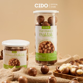 Hạt macca nứt vỏ cido hạt mắc ca đăk lăk size đại hộp 500g