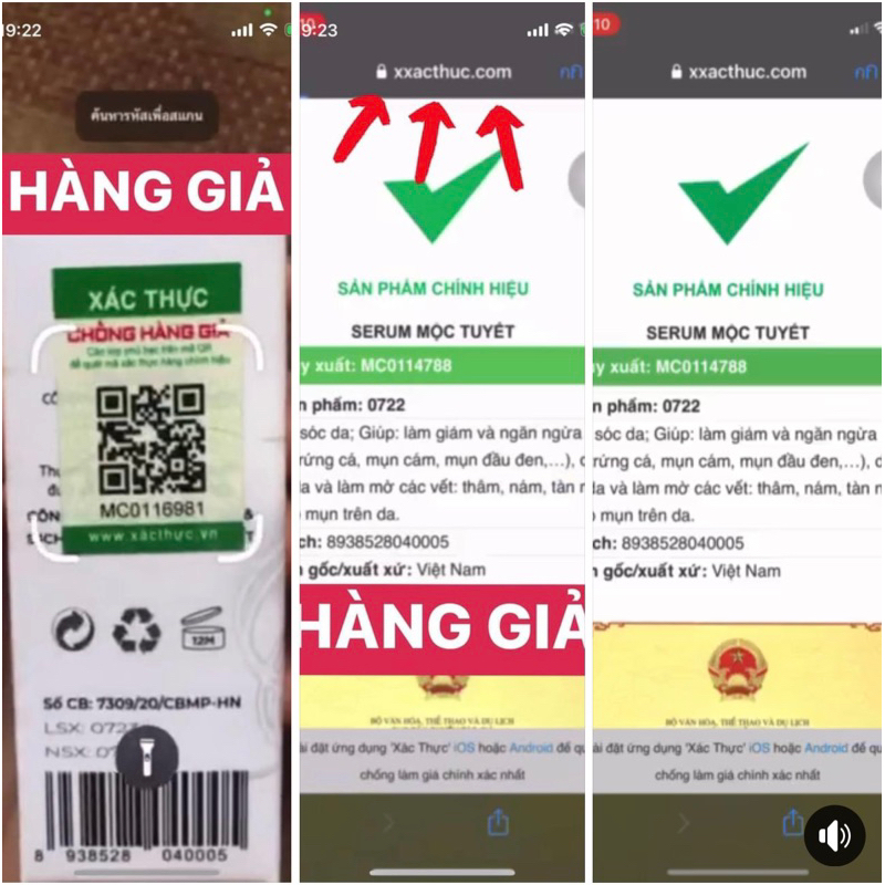 Serum huyet thanh giảm mụn mộc dưỡng da tuyết