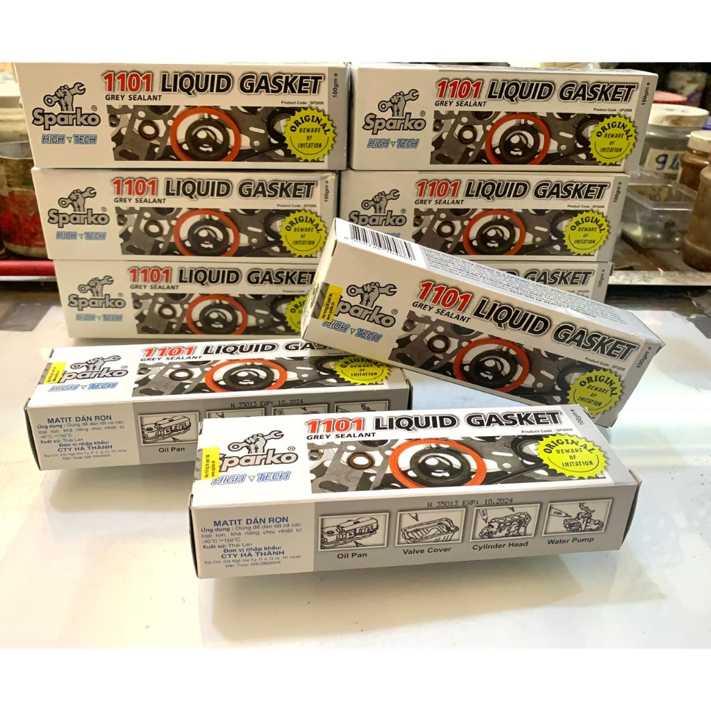 KEO DÁN GIOĂNG  Ô TÔ, XE MÁY X’TRASEAL 1101 LIQUID GASKET DẠNG KEO SỮA,.... THƯƠNG HIỆU SPARKO