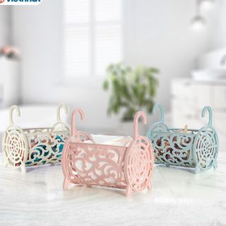 Giỏ Đựng Đồ Treo Tường, Giỏ Treo 2 Móc Đa Năng, Giỏ Đựng Giấy Tiện Lợi - Darling Home
