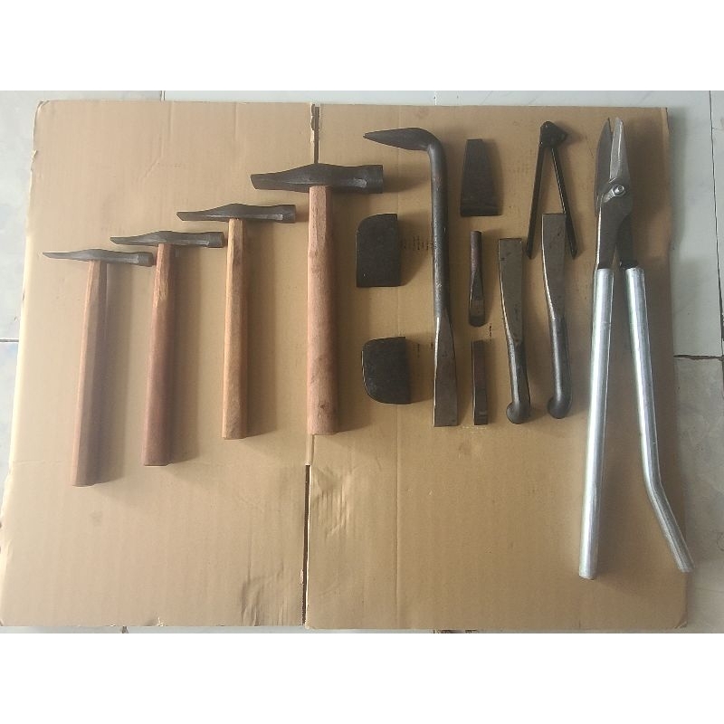 Bộ búa đe làm gò đồng ô tô