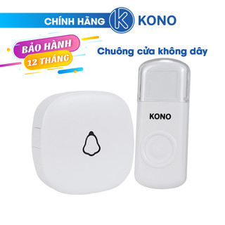 Chuông cửa không dây cao cấp kín nước KONO KN-C1+, độ bền và ổn định cao, khả năng chống nước tốt khi để ngoài trời