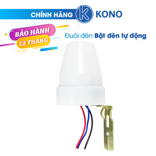 Cảm biến ánh sáng bật đèn tự động KONO KN-AS03, Công suất chịu tải cao, tự bật đèn khi trời tối và tự tắt khi trời sáng