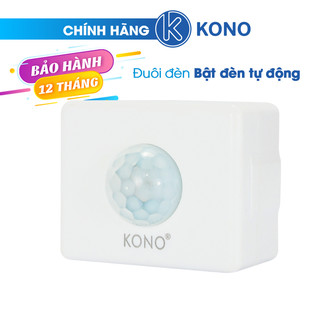 Cảm ứng bật đèn tự động KONO KN-S06, thiết kế có thể gắn tường hoặc trần