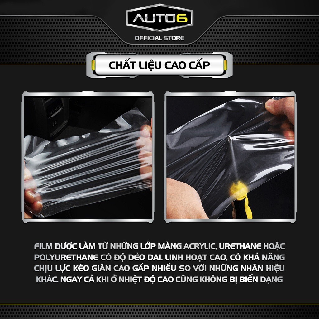 Film PPF CAO CẤP dán đèn pha xe FORD TERRITORY 2022-2023: Trong suốt, chống xước và che mờ vết xước ĐÈN PHA - AUTO6