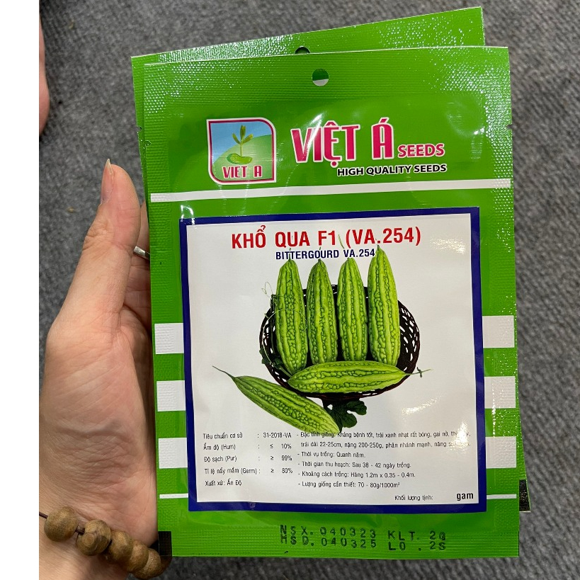 Hạt giống Mướp đắng F1 gói 2 gram  hàng chính hãng công ty đóng gói