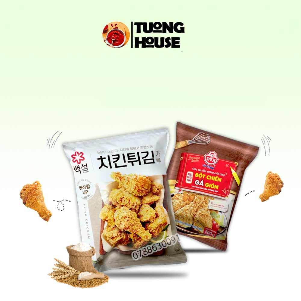 Bột Chiên Gà Giòn Hàn Quốc bịch 1kg