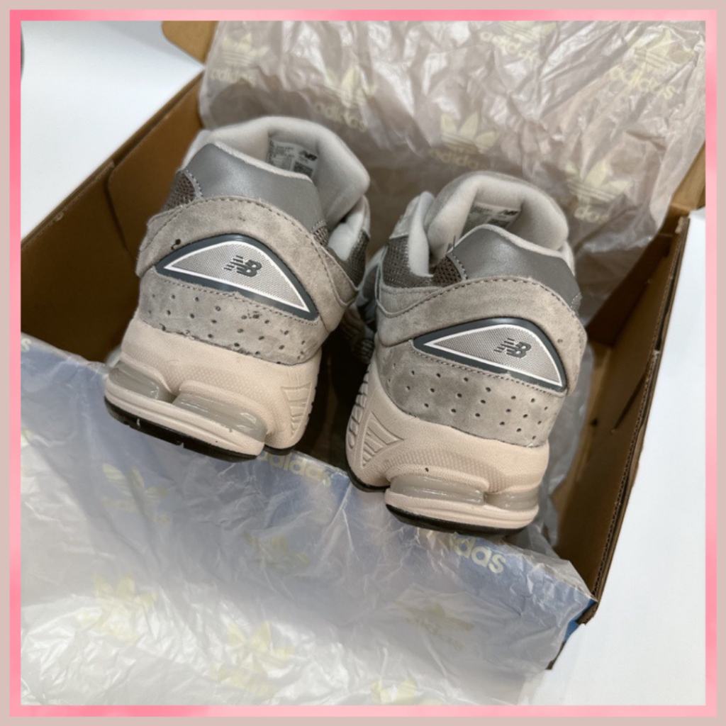 Giày thể thao nam nữ 💕 giày nb 2002r chữ xám, phong cách thời trang dễ phối đồ size 36-43