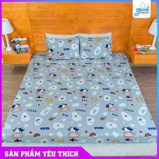 DRAP CHỐNG THẤM COTTON GOODMAMA [1m4x2mx10cm] GOODMAMA 1M4 GA CHỐNG THẤM 100% COTTON (ko vỏ gối)