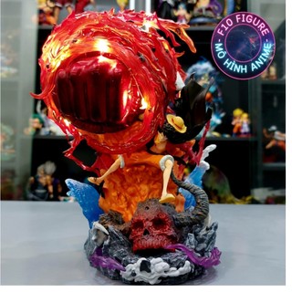 Mô Hình OnePiece Luffy Red Rock bản đẹp - Mô hình Luffy Red Rock bản đẹp Cao 22Cm- Hàng cao cấp