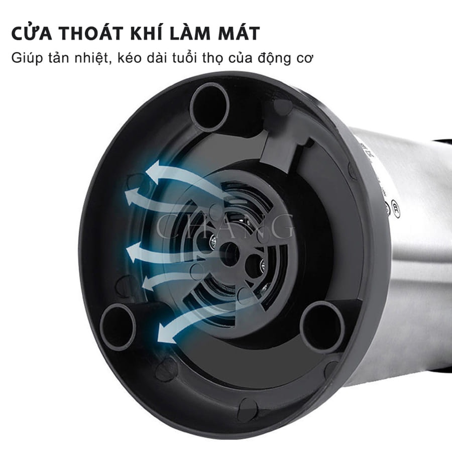 Máy Xay Hạt Khô Công Suất 300W 6 Lưỡi Dao Bằng Thép Không Gỉ PNQ Store
