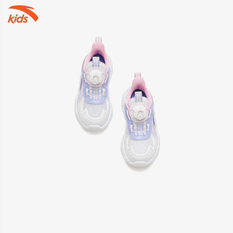 Giày sandal thể thao bé gái Anta Kids W322339981 có đèn bít mũi bảo vệ mũi chân bé tối đa