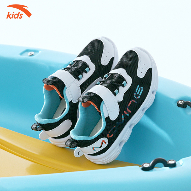 Giày sandal thể thao bé trai Anta Kids W312339972 bít mũi bảo vệ mũi chân bé tối đa