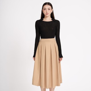MAYBI Chân váy midi xếp ly