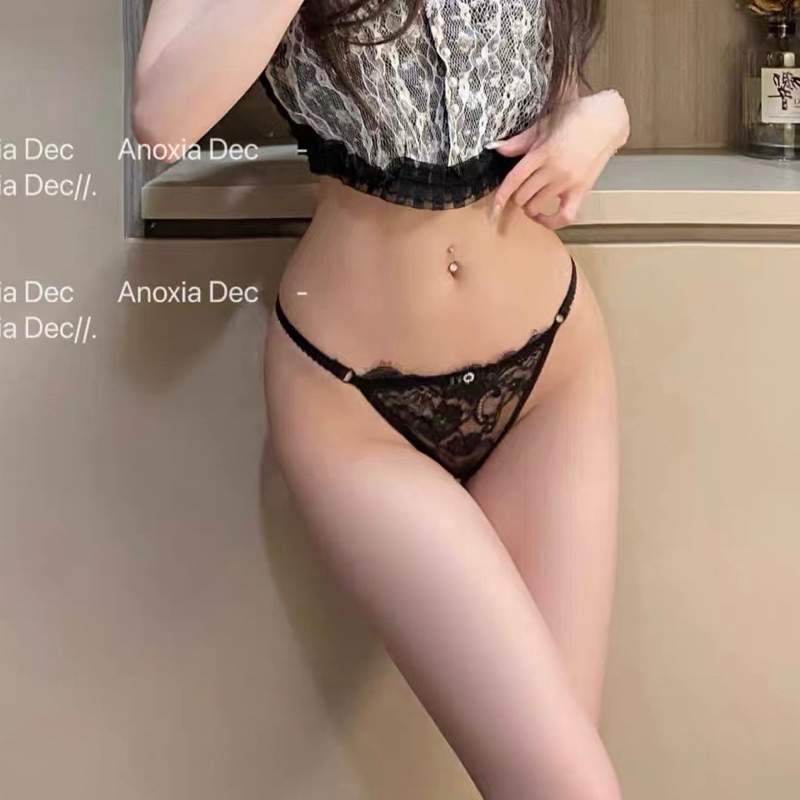 Quần Lót Nữ Ren Lọt Khe Sexy Chun Hông Gợi Cảm Ôm Dáng Tạo Đường Cong Quyến Rũ 8001