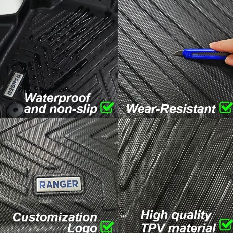 Thảm Lót Sàn Ô Tô Nhựa TPE Honda City 2014 - 2022+ Car Sentory Box - Chống Nước, Không Mùi, Ngăn Bụi Bẩn