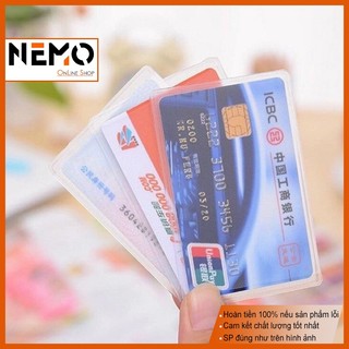 Vỏ bọc trong suốt bảo vệ thẻ căn cước, bằng lái xe, thẻ ngân hàng an toàn và tiện dụng