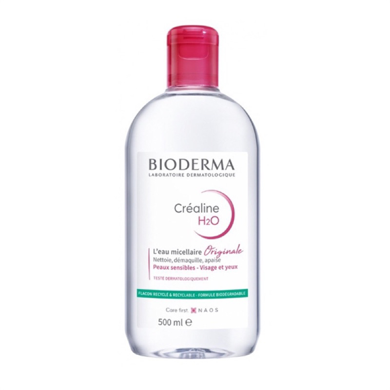 Nước tẩy trang Bioderma hồng mẫu mới (500ml)