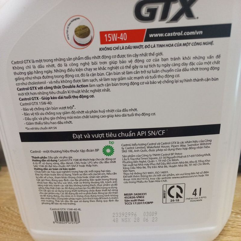 Castrol GTX 15w40
