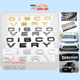 Tem chữ Discovery dán xe, đề can discovery 3D nổi dán xe ô tô - Auto Bảo Lộc
