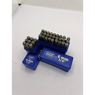 Bộ Đục Số, Đục Chữ 6mm, Bộ đóng số, đóng chữ khung xe máy, đóng số khung, số máy