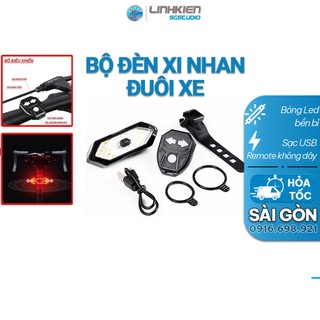 🔥 GIÁ SỈ 🔥 Đèn xi nhan xe đạp điều khiển từ xa không dây (có loa kêu) FY-1820