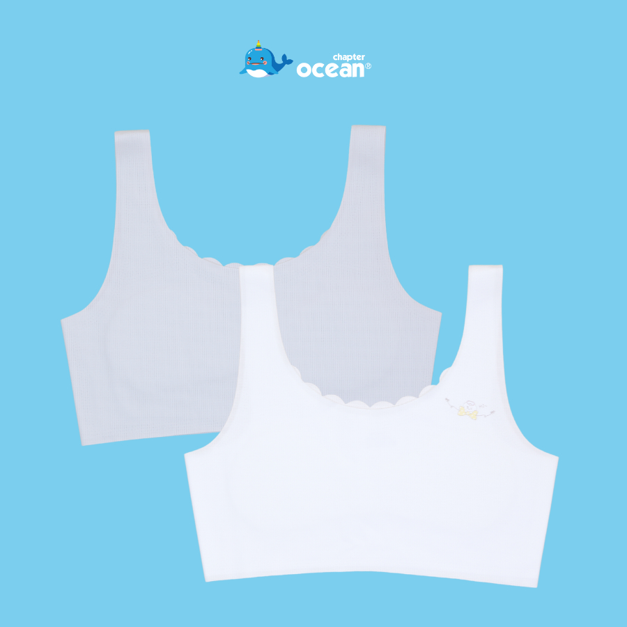Combo 2 Áo Bra học sinh không viền mềm mát Chapter Ocean không đệm A08