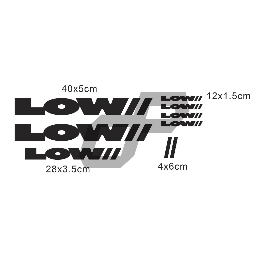 Tem DECAL LOWII Custom Fixed Gear