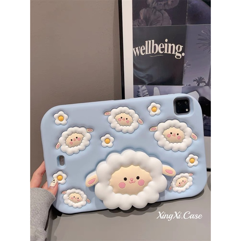 Ốp Silicone Đám Mây Ipad Air1/2/3/4/5/Gen5/6/7/8/9/Pro9.7/Pro11in