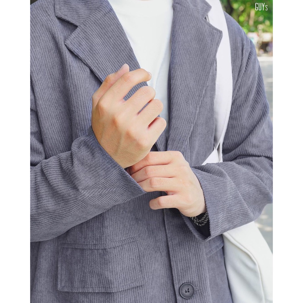 Áo Khoác Blazer Nhung Tăm Good GUY Blazer GUY's CLoset - Áo Blazer Vintage Chất liệu Nhung Tăm