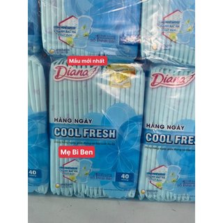 Băng vệ sinh Diana hàng ngày Sensi Cool Fresh gói 40 miếng - hàng chính hãng