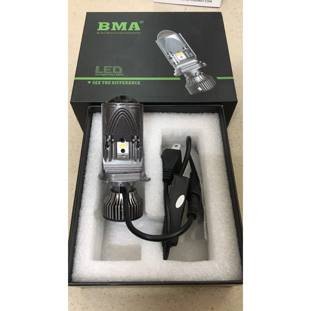 Đèn LED bi cầu M01H 40w, 45w dành cho xe máy, ô tô