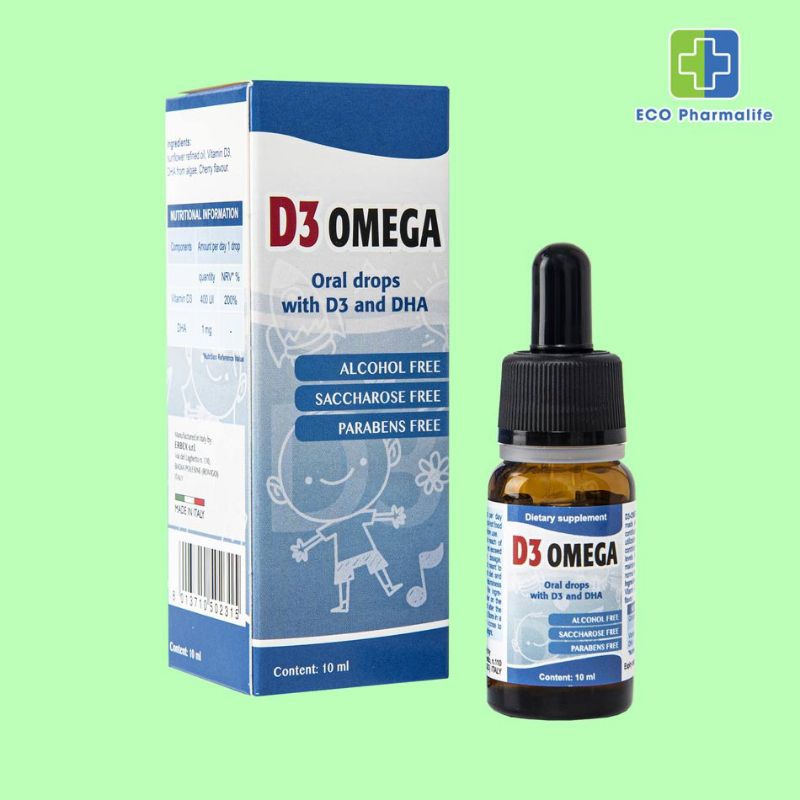 Siro vitamin D3 omega 10ml