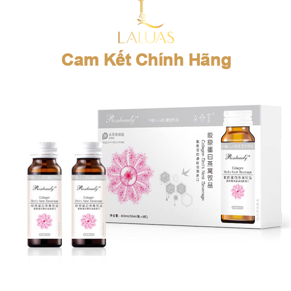 Nước uống Collagen yến trắng da Rose Beauty