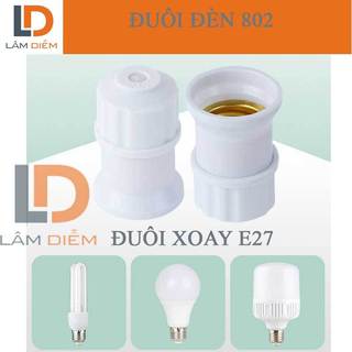 Bộ 2 đuôi đèn xoay E27 802