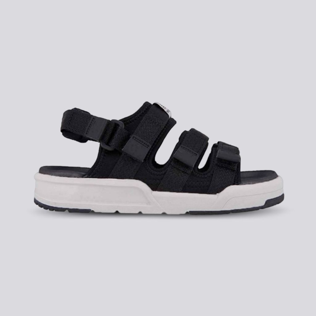 Sandal nam nữ unisex Vento 3 quai ngang NV1001B-B2-B3-B4-BB màu đen có big size 44 45