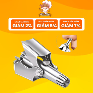 Dụng cụ cắt tỉa lông mũi bằng inox không gỉ cao cấp, an toàn tiện lợi