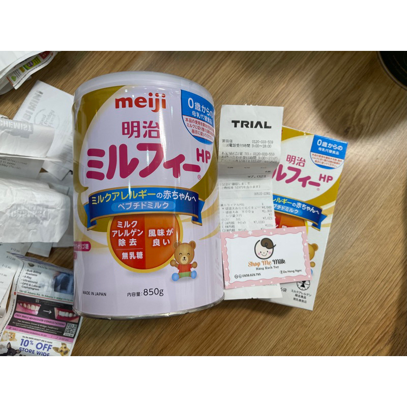 Sữa Meiji HP 850g Nội địa Nhật cho bé dị ứng đạm bò & bdn lactose 🇯🇵👶🏻✈️ Sữa đi air mua siêu thị 🎁