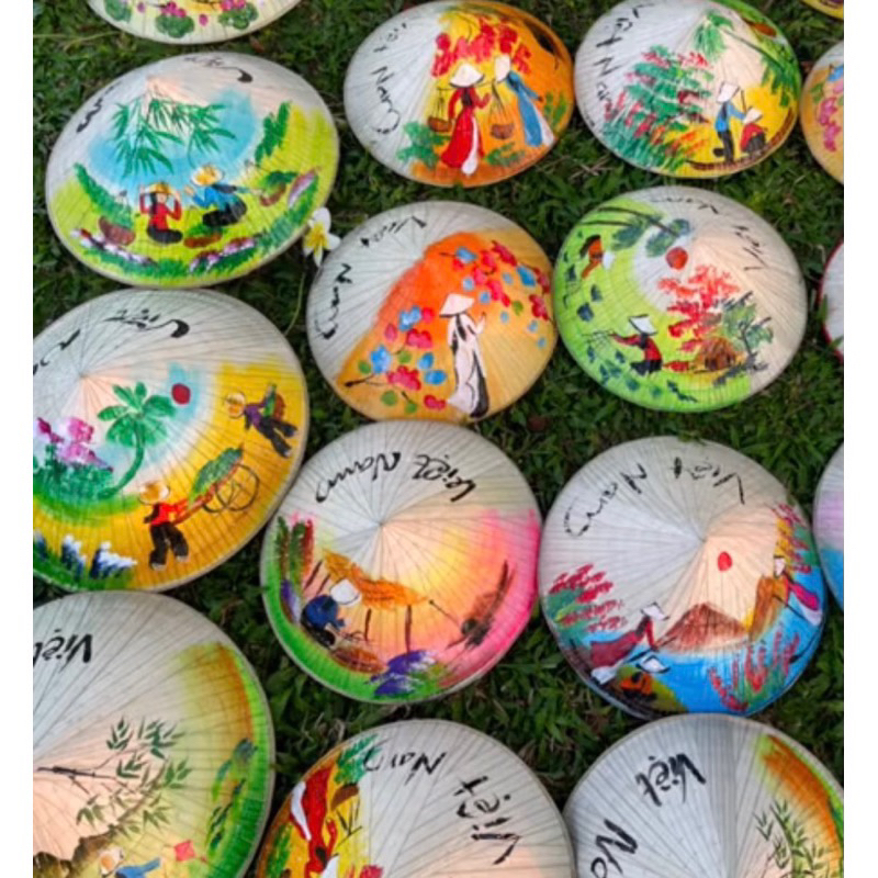 Nón Lá Vẽ Cho Bé