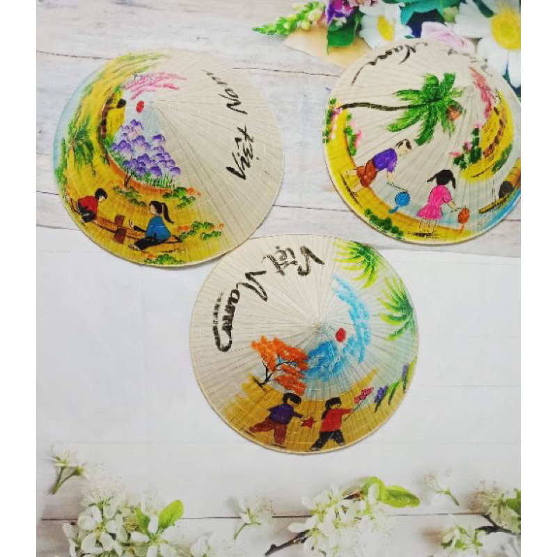 Nón Lá Vẽ Cho Bé