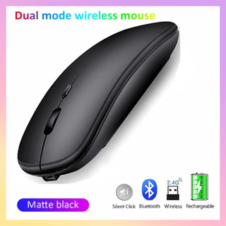 Dây chuột bluetooth 2.4ghz quang không dây có thể sạc lại chuột không dây slim silent mouse cho pc/laptop/pad/phone