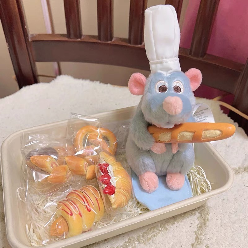 Sẵn Chú chuột đầu bếp Remy Gấu Bông Mini Phim Hoạt Hình dijia ratatouille thú nhồi bông dễ thương