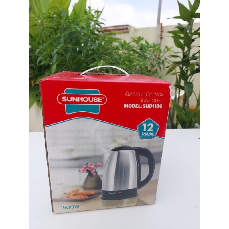 Ấm đun siêu tốc 1.8L Sunhouse shd1186