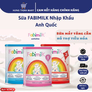 Sữa bột fabimilk nhập khẩu anh quốc 400g/900g, sữa mát tăng cân