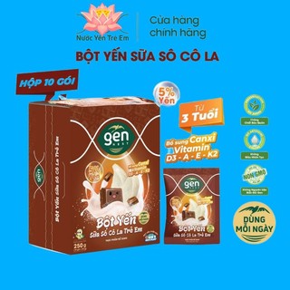 🪷🪷bột yến sữa sô cô la trẻ em gennest 5% yến