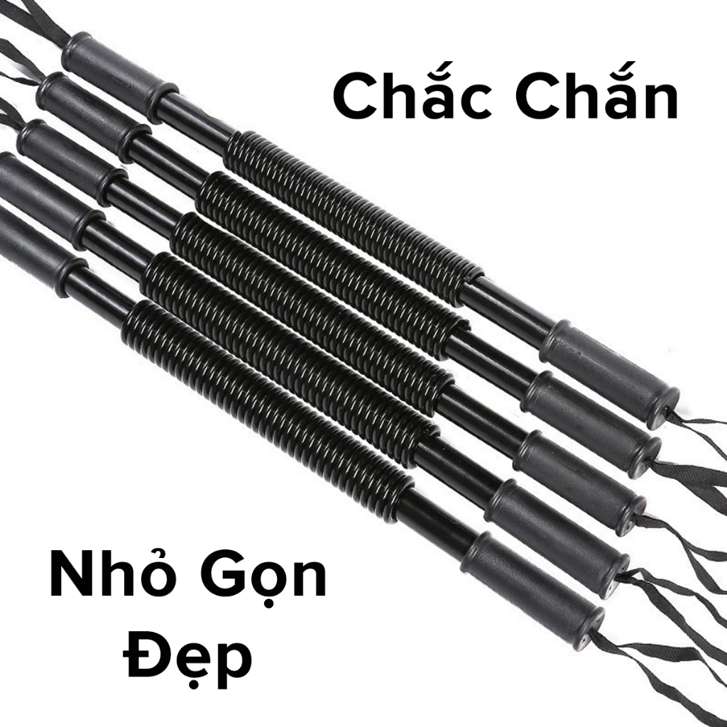 Gậy Bẻ Lò Xo 10kg Cho Các Bé Tập Thể Thao Thể Dục Tại Nhà, Thanh Lò Xo Đàn Hồi Kháng Lực 10kg Cao Cấp Hãng Amalife